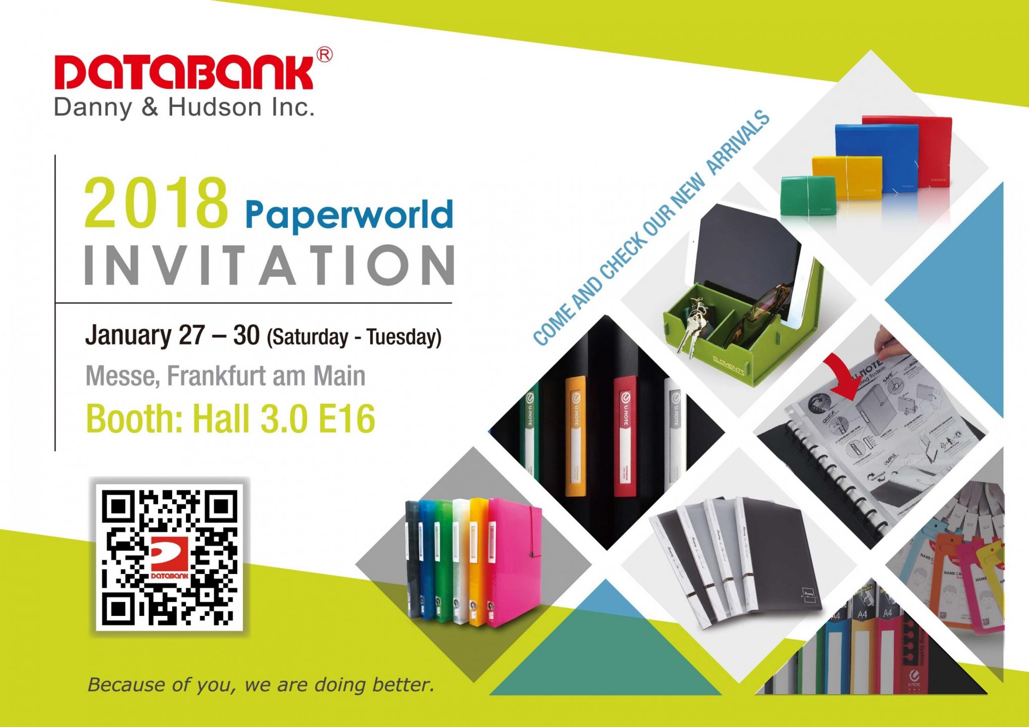 2018 Paperworld Invitation