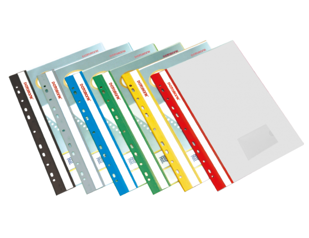 A4 標準型附名片袋11孔10頁輕便資料簿 (FX-11-10N-49) 1