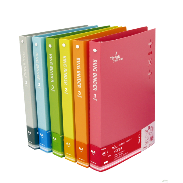 A4 加減乘除粉彩小3孔夾 (638-27A)